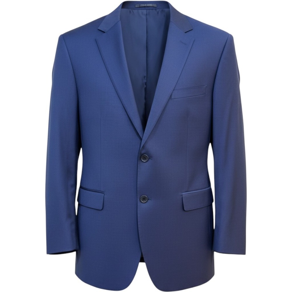 Bonobos Blazer Men 44L Blue Standard Fit Wool Blend Suit Jacket Professional